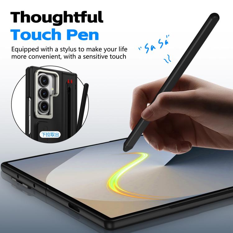 Custodia per telefono con cornice e cinturino da polso / penna, For Galaxy Z Fold8 5G, For Galaxy Z Fold8 Ultra 5G