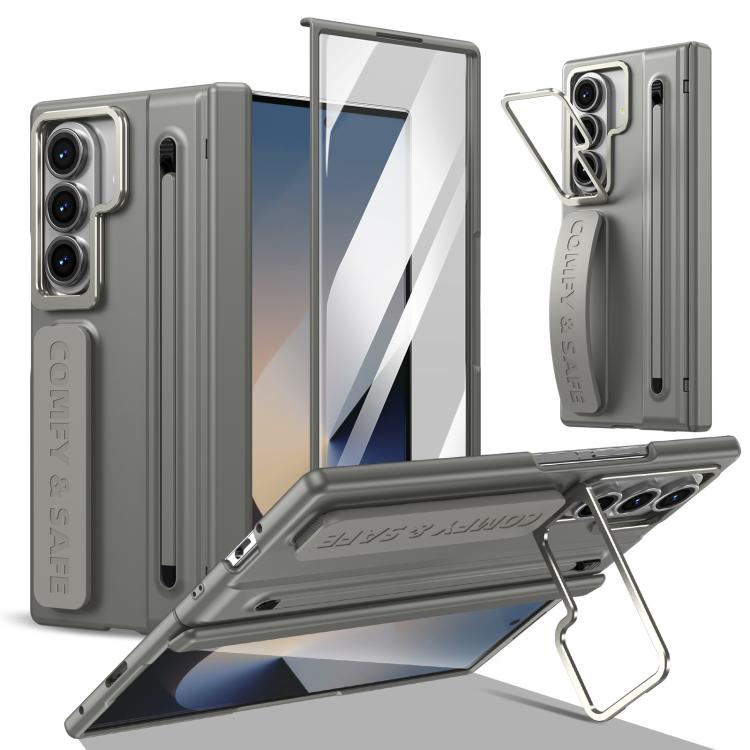 Custodia per telefono con cornice e cinturino da polso / penna, For Galaxy Z Fold8 5G, For Galaxy Z Fold8 Ultra 5G