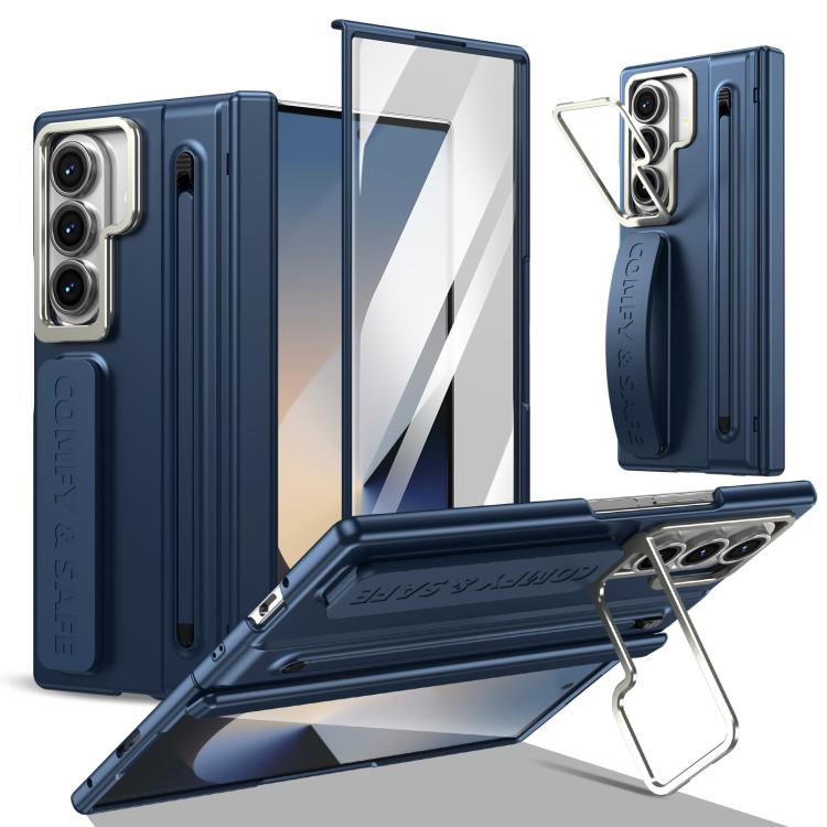 Custodia per telefono con cornice e cinturino da polso / penna, For Galaxy Z Fold8 5G, For Galaxy Z Fold8 Ultra 5G