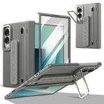 Custodia per telefono con cornice e cinturino da polso / penna, For Galaxy Z Fold8 5G, For Galaxy Z Fold8 Ultra 5G