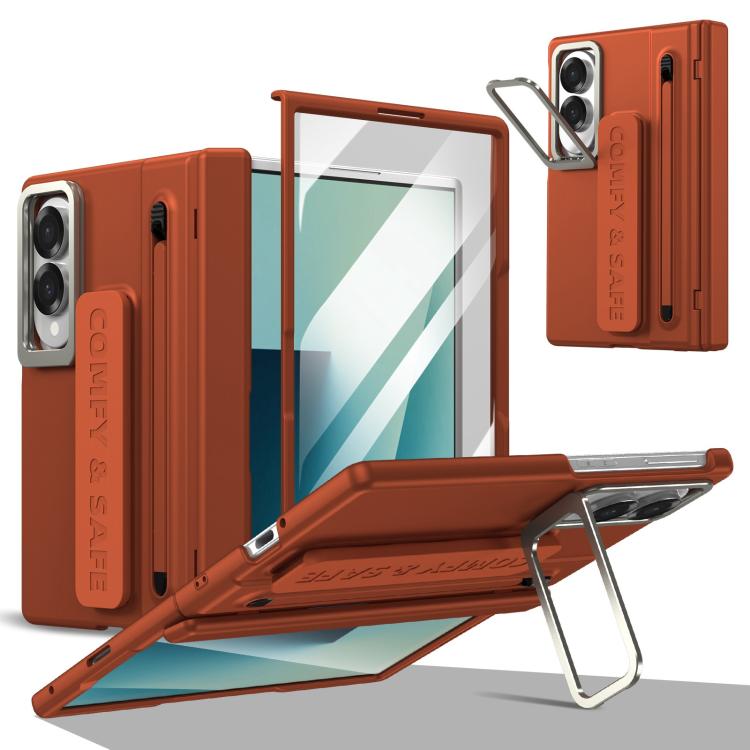 Custodia per telefono con cornice e cinturino da polso / penna, For Galaxy Z Fold8 5G, For Galaxy Z Fold8 Ultra 5G