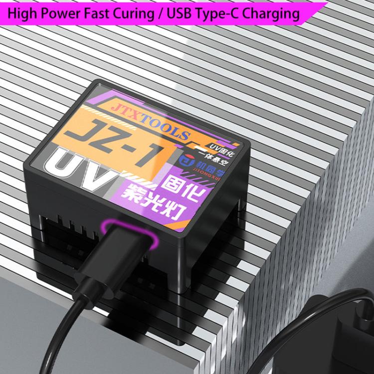 JTX JZ-01 Screen Repair Type-C Charging High Power UV Curing Lamp