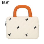 Stylish Bow-Quilted Design Portable Handheld Laptop Sleeve Bag, 11 inch, 14 inch, 15.6 inch