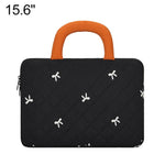 Stylish Bow-Quilted Design Portable Handheld Laptop Sleeve Bag, 11 inch, 14 inch, 15.6 inch