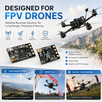 Ricevitore BETAFPV ELRS Nano 2.4GHz per droni da corsa FPV, lunghezza: 46mm, ELRS Nano