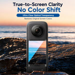 5 pezzi/confezione Accessori per fotocamera Insta 360 X6 con superficie curva, piegabili a caldo e completamente incollabili
