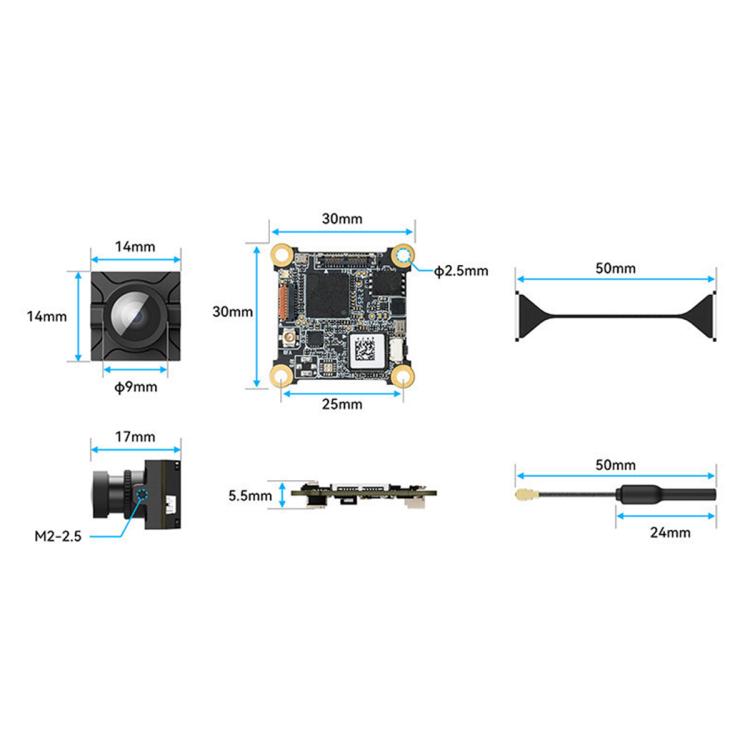 Sistema drone FPV BETAFPV P1 Air Unit HD VTX per fotografia aerea, P1 Air Unit