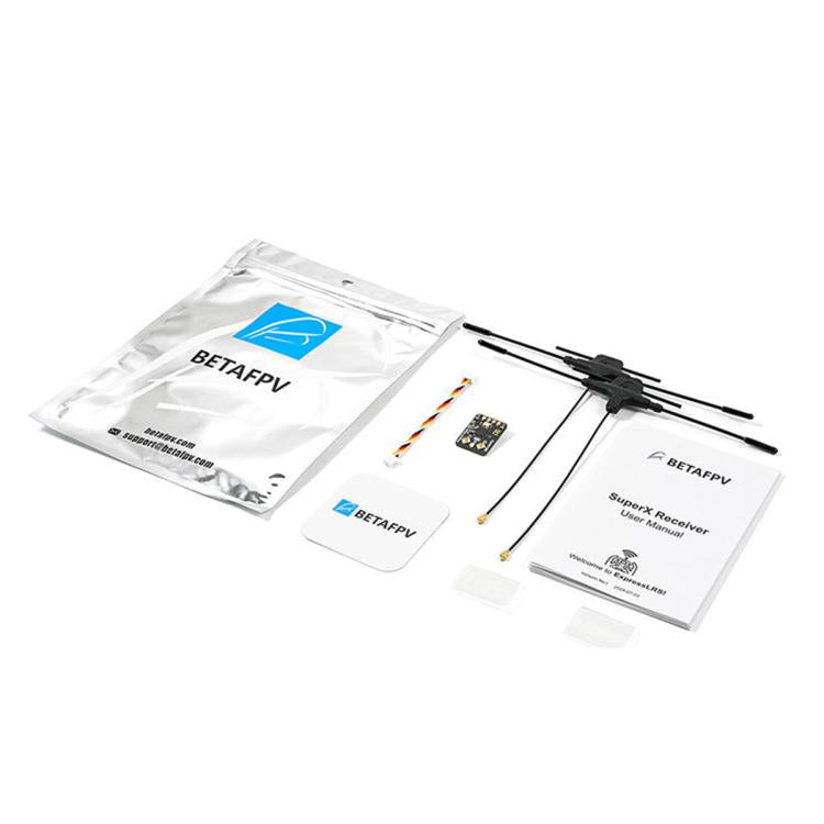 Ricevitore a doppia frequenza BETAFPV SuperX Nano ELRS Gemini Xross ELRS 2.4GHz + modulo 915M, SuperX