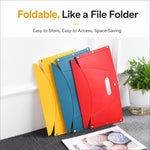 Sgabello portatile pieghevole in cartone PP con cestino portaoggetti