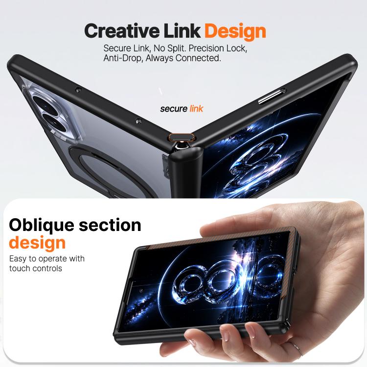 Custodia per telefono ShenYi R2 con anello metallico pieghevole magnetico a 360°., For Galaxy Z Fold8 5G, For Galaxy Z Fold8 Ultra 5G, For Galaxy Z Flip8 5G