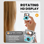 G13 Single Lens Sport Mini Flip 1.47 inch LCD Screen Thumb Camera, No Memory, 32G
