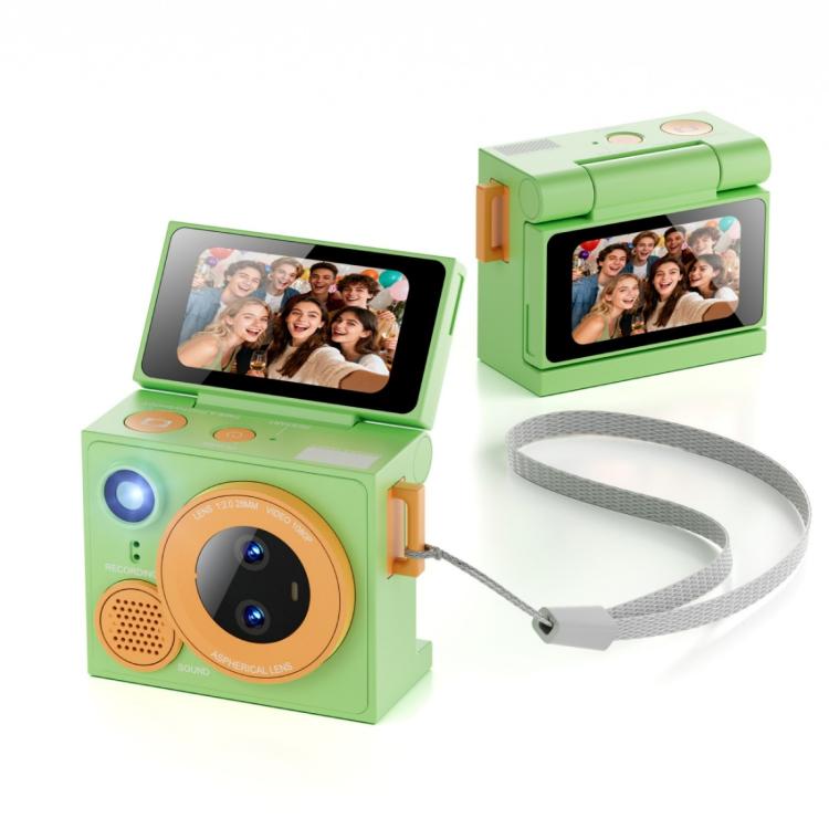 G13 Pro Dual Lens Sport Mini Flip 1.47 inch LCD Screen Thumb Camera, No Memory, 32G