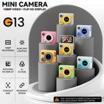 G13 Pro Dual Lens Sport Mini Flip 1.47 inch LCD Screen Thumb Camera, No Memory, 32G
