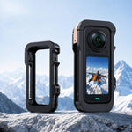 Telaio per gabbia per conigli in lega di alluminio con copertura protettiva a sgancio rapido, For Insta360 X6