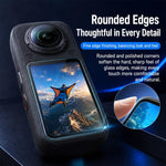 Pellicola serigrafica in vetro temperato curvato a caldo, For Insta360 X6