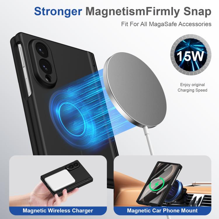 Custodia per telefono pieghevole con cerniera magnetica integrata e copertura completa in HD., For Galaxy Z Fold8 5G, For Galaxy Z Fold8 Ultra 5G, For Galaxy Z Flip8 5G, For Samsung Galaxy Z Fold7 5G