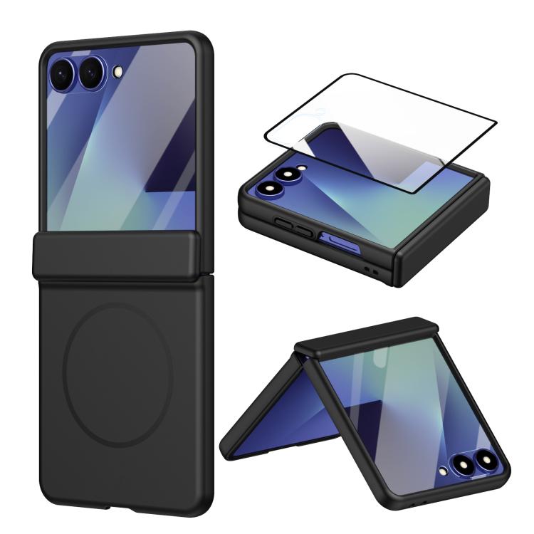 Custodia per telefono pieghevole con cerniera magnetica integrata e copertura completa in HD., For Galaxy Z Flip7 5G, For Galaxy Z Flip6, For Galaxy Z Fold6, For Galaxy Z Fold5