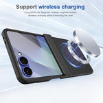 Custodia per telefono pieghevole con cerniera magnetica integrata e copertura completa in HD., For Galaxy Z Flip7 5G, For Galaxy Z Flip6, For Galaxy Z Fold6, For Galaxy Z Fold5