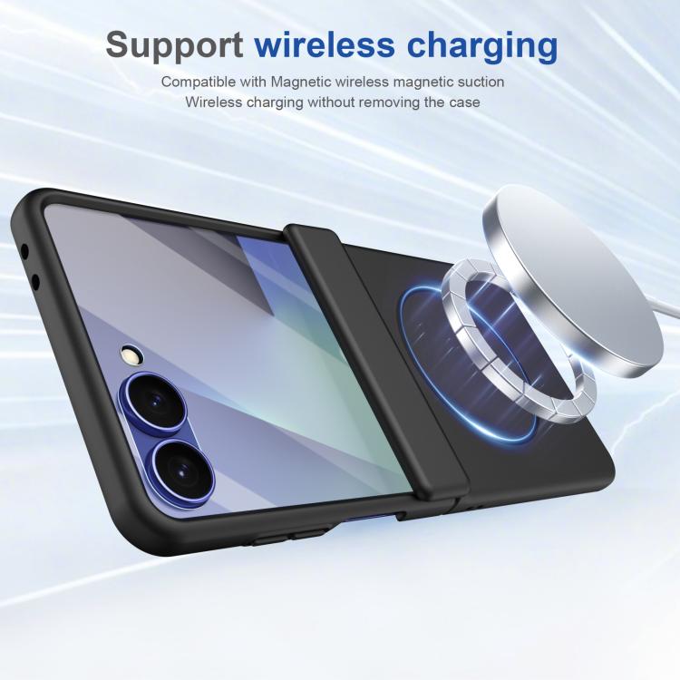 Custodia per telefono pieghevole con cerniera magnetica integrata e copertura completa in HD., For Galaxy Z Flip7 5G, For Galaxy Z Flip6, For Galaxy Z Fold6, For Galaxy Z Fold5