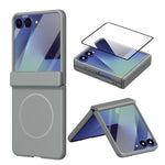 Custodia per telefono pieghevole con cerniera magnetica integrata e copertura completa in HD., For Galaxy Z Flip7 5G, For Galaxy Z Flip6, For Galaxy Z Fold6, For Galaxy Z Fold5
