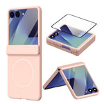 Custodia per telefono pieghevole con cerniera magnetica integrata e copertura completa in HD., For Galaxy Z Flip7 5G, For Galaxy Z Flip6, For Galaxy Z Fold6, For Galaxy Z Fold5