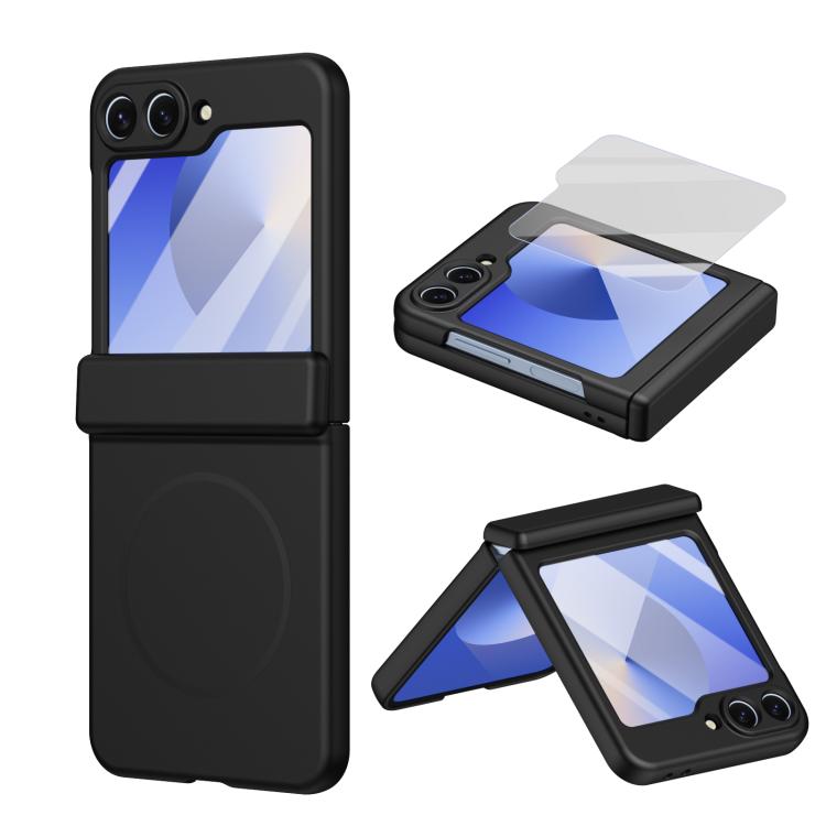 Custodia per telefono pieghevole con cerniera magnetica integrata e copertura completa in HD., For Galaxy Z Flip7 5G, For Galaxy Z Flip6, For Galaxy Z Fold6, For Galaxy Z Fold5