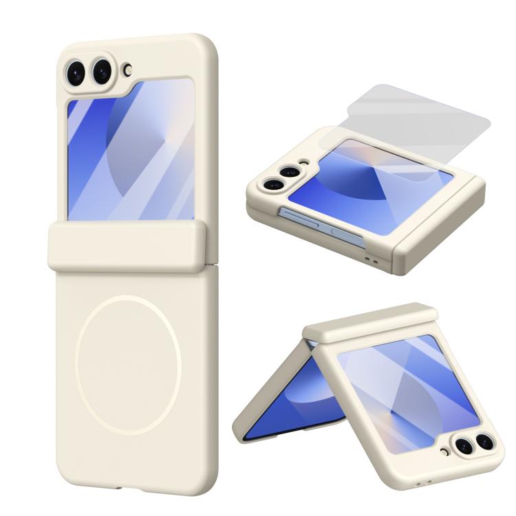 Custodia per telefono pieghevole con cerniera magnetica integrata e copertura completa in HD., For Galaxy Z Flip7 5G, For Galaxy Z Flip6, For Galaxy Z Fold6, For Galaxy Z Fold5