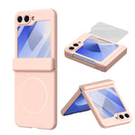 Custodia per telefono pieghevole con cerniera magnetica integrata e copertura completa in HD., For Galaxy Z Flip5, For Galaxy Z Fold4, For Galaxy Z Flip4