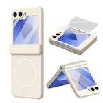 Custodia per telefono pieghevole con cerniera magnetica integrata e copertura completa in HD., For Galaxy Z Flip5, For Galaxy Z Fold4, For Galaxy Z Flip4