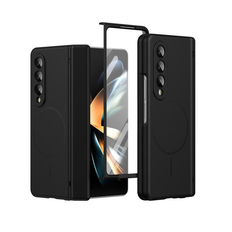 Custodia per telefono pieghevole con cerniera magnetica integrata e copertura completa in HD., For Galaxy Z Flip5, For Galaxy Z Fold4, For Galaxy Z Flip4