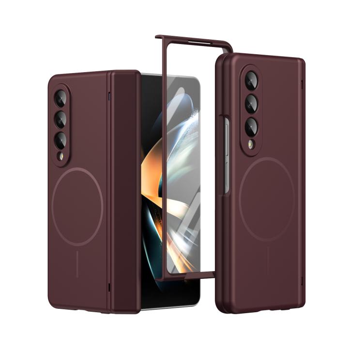 Custodia per telefono pieghevole con cerniera magnetica integrata e copertura completa in HD., For Galaxy Z Flip5, For Galaxy Z Fold4, For Galaxy Z Flip4