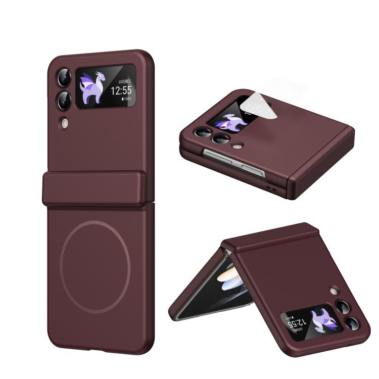 Custodia per telefono pieghevole con cerniera magnetica integrata e copertura completa in HD., For Galaxy Z Flip5, For Galaxy Z Fold4, For Galaxy Z Flip4
