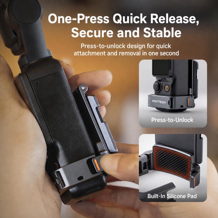 Adattatore di estensione per montaggio magnetico PGYTECH, For DJI Osmo Pocket 4 / 3