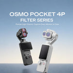 Filtro per obiettivo della fotocamera DJI Osmo Pocket 4P PGYTECH, CPL, VND 3-7 Stop, Black Mist 1/4