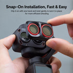Filtro per obiettivo della fotocamera DJI Osmo Pocket 4P PGYTECH, 4 In 1 ND Set