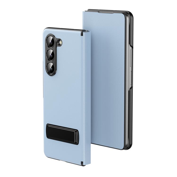 Custodia protettiva per telefono in ecopelle con chiusura a libro e supporto pieghevole., For Samsung Galaxy Z Fold5, For Samsung Galaxy Z Fold4
