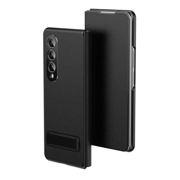 Custodia protettiva per telefono in ecopelle con chiusura a libro e supporto pieghevole., For Samsung Galaxy Z Fold5, For Samsung Galaxy Z Fold4