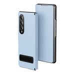 Custodia protettiva per telefono in ecopelle con chiusura a libro e supporto pieghevole., For Samsung Galaxy Z Fold5, For Samsung Galaxy Z Fold4