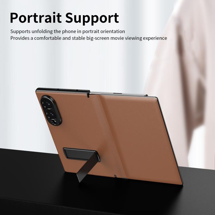 Custodia protettiva per telefono in ecopelle con chiusura a libro e supporto pieghevole., For Galaxy Z Fold8 5G, For Galaxy Z Fold8 Ultra 5G, For Samsung Galaxy Z Fold7 5G, For Samsung Galaxy Z Fold6