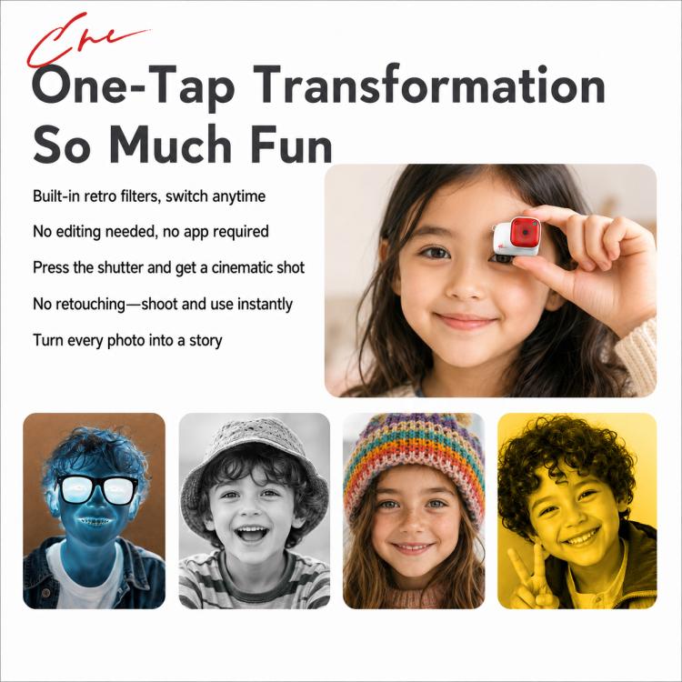 S167 2MP HD Mini Lifestyle Camera with 1.47-inch Color Screen, No Memory, 8G, 16G, 32G