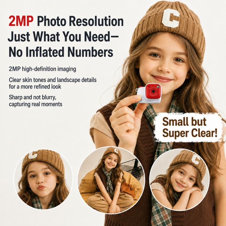 S167 2MP HD Mini Lifestyle Camera with 1.47-inch Color Screen, No Memory, 8G, 16G, 32G