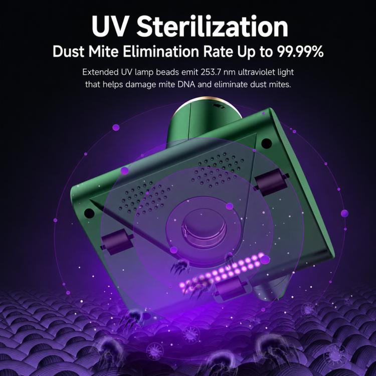 Mini aspirapolvere sterilizzatore UV per materassi e acari della polvere