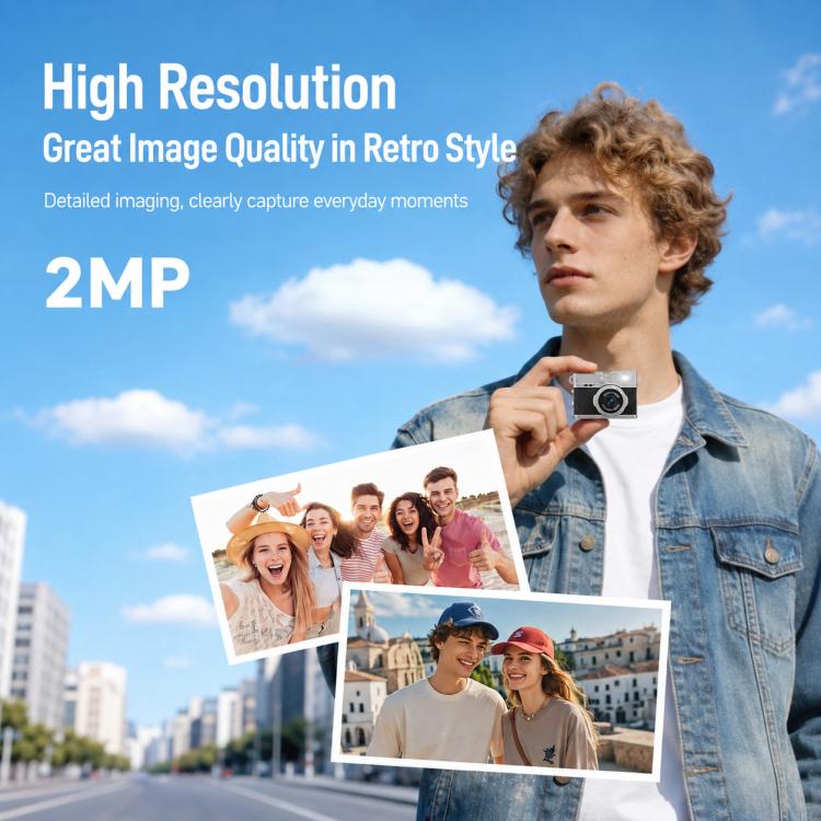 A18 2MP Ultra-Mini Retro Camera