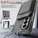 Portafoglio porta carte magnetico 2 in 1 con custodia protettiva rimovibile, For Galaxy Z Fold8 Ultra 5G, For Galaxy Z Fold7 5G, For Galaxy Z Fold6, For Galaxy Z Fold5