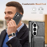 Portafoglio porta carte magnetico 2 in 1 con custodia protettiva rimovibile, For Galaxy Z Fold8 Ultra 5G, For Galaxy Z Fold7 5G, For Galaxy Z Fold6, For Galaxy Z Fold5
