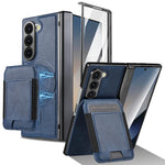 Portafoglio porta carte magnetico 2 in 1 con custodia protettiva rimovibile, For Galaxy Z Fold8 Ultra 5G, For Galaxy Z Fold7 5G, For Galaxy Z Fold6, For Galaxy Z Fold5