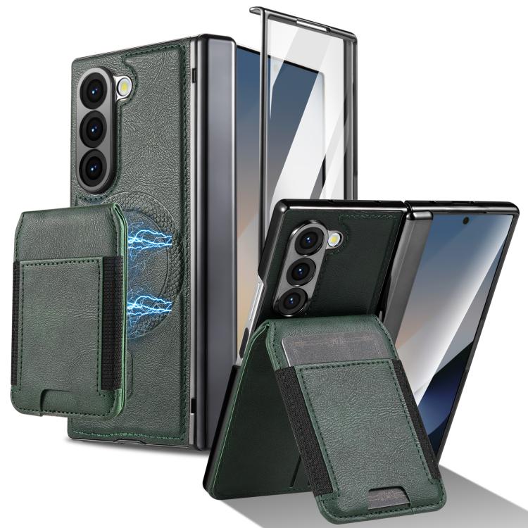 Portafoglio porta carte magnetico 2 in 1 con custodia protettiva rimovibile, For Galaxy Z Fold8 Ultra 5G, For Galaxy Z Fold7 5G, For Galaxy Z Fold6, For Galaxy Z Fold5