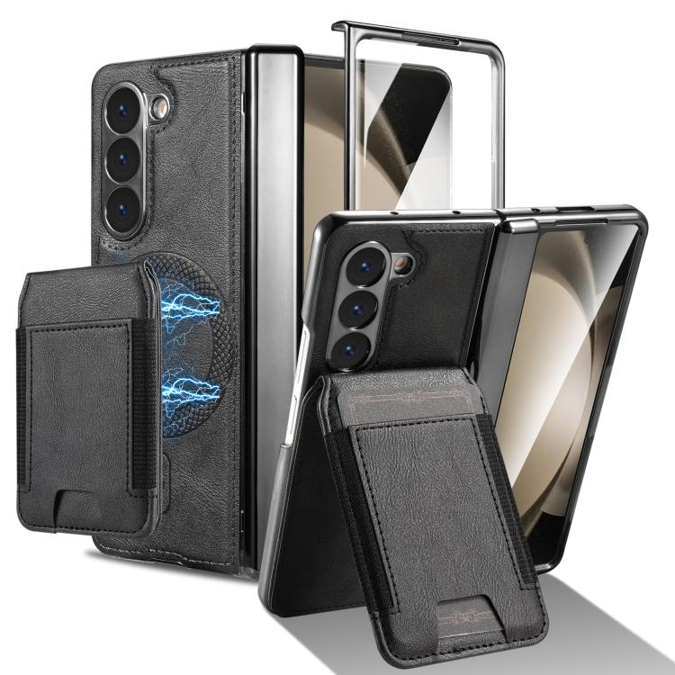 Portafoglio porta carte magnetico 2 in 1 con custodia protettiva rimovibile, For Galaxy Z Fold8 Ultra 5G, For Galaxy Z Fold7 5G, For Galaxy Z Fold6, For Galaxy Z Fold5
