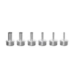 6 PCS/Pack MECHANIC 861 Series Soldering Station Hot Air Gun Nozzles, Curved Mouth, Straight Mouth