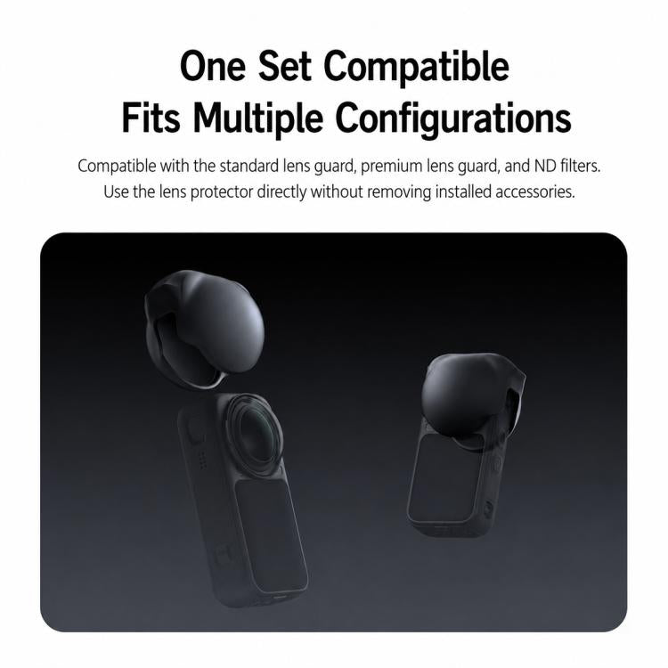 Copertura in silicone originale per il tappo dell'obiettivo Insta360 X6, For Insta360 X6